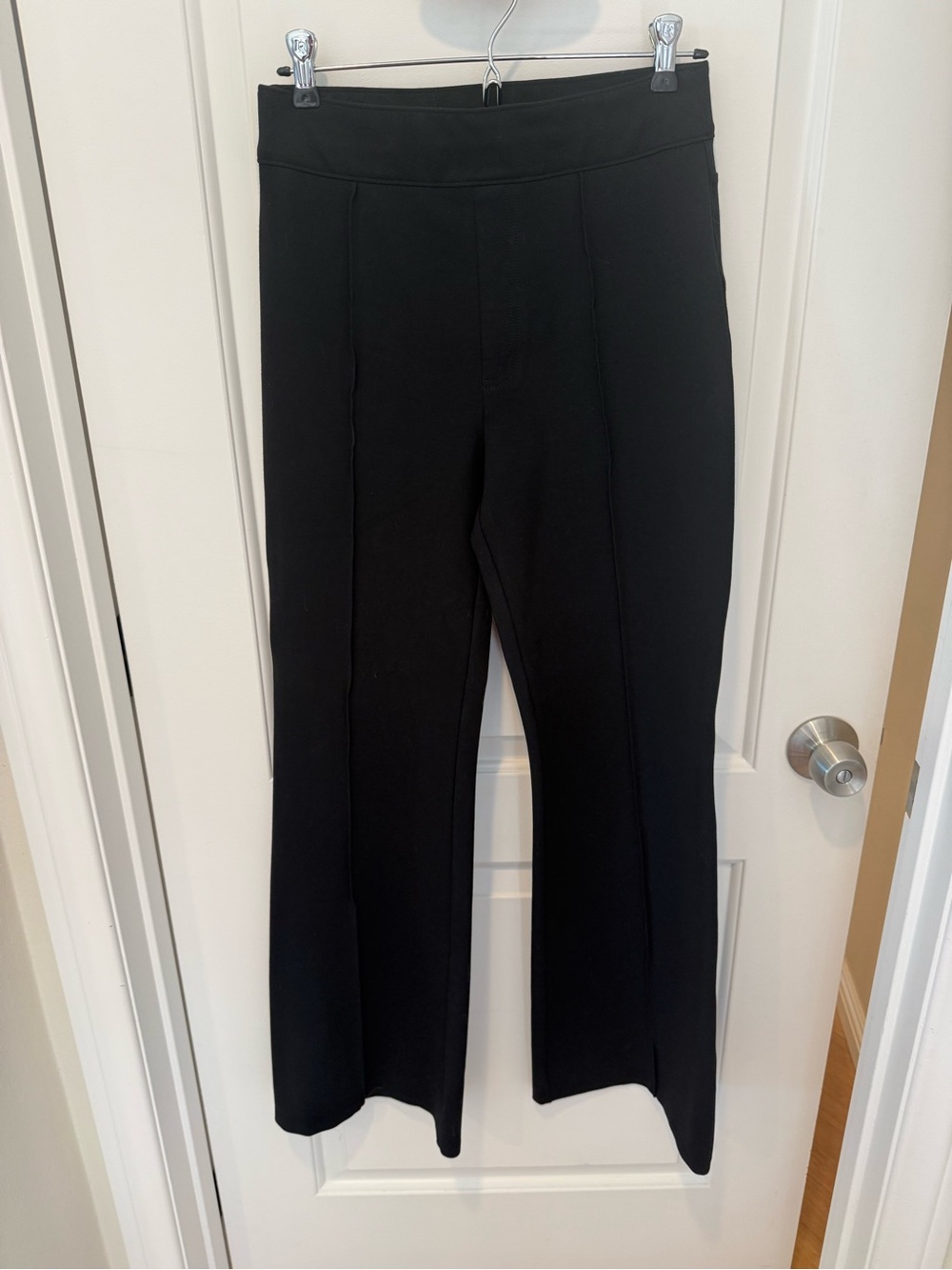 SPANX Black Boot-Cut Ponte Pants
